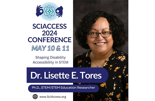 Dr. Lisette Torres from TERC and her colleague, Daniel Reinholz from San Diego State University, are set to present this Friday at the SciAccess Conference.